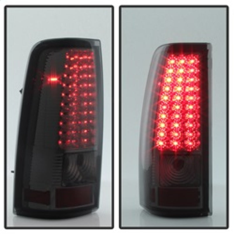 Xtune Chevy Silverado 1500/2500/3500 99-02 99-03 LED Tail Lights Smoke ALT-ON-CS99-LED-SM SPYDER