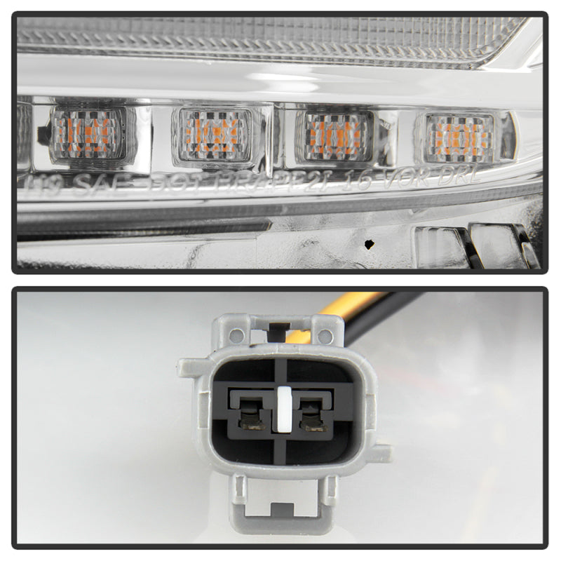 Spyder 16-20 Toyota Tacoma LED Model Only High-Power LED Headlights - Chrome PRO-YD-TT16LEDAP-C SPYDER