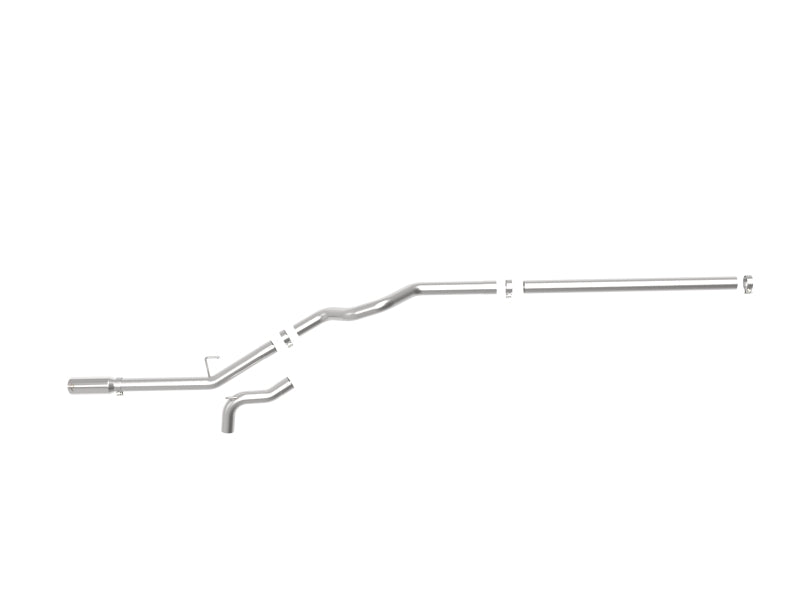 aFe Vulcan Series 3 IN 304 Stainless Steel DPF-Back Exhaust System w/ Polished Tip - 49-36504-P