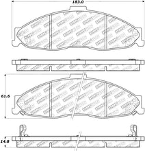 Load image into Gallery viewer, StopTech Street Disc Rear Brake Pads - 305.07490