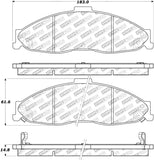 StopTech Street Disc Rear Brake Pads - 305.07490