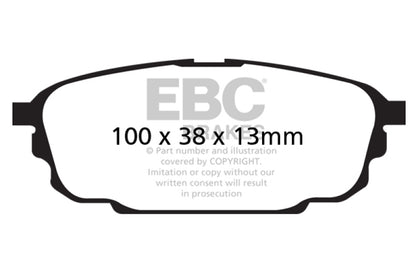 EBC Ultimax2 Rear Brake Pads - UD892 EBC