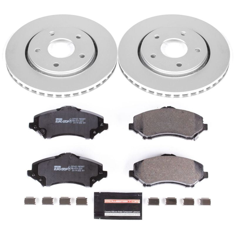 Power Stop 08-16 Chrysler Town & Country Front Euro-Stop Brake Kit PowerStop