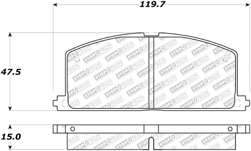 StopTech Street Disc Brake Pads - 305.02420