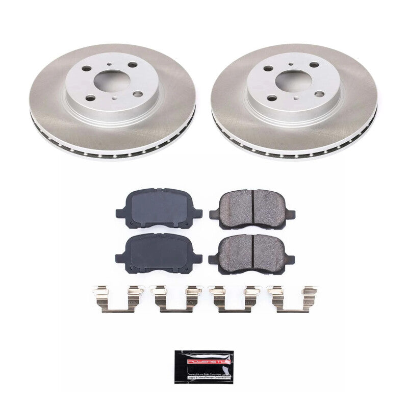 Power Stop 98-02 Toyota Corolla Front Semi-Coated Rotor Kit PowerStop