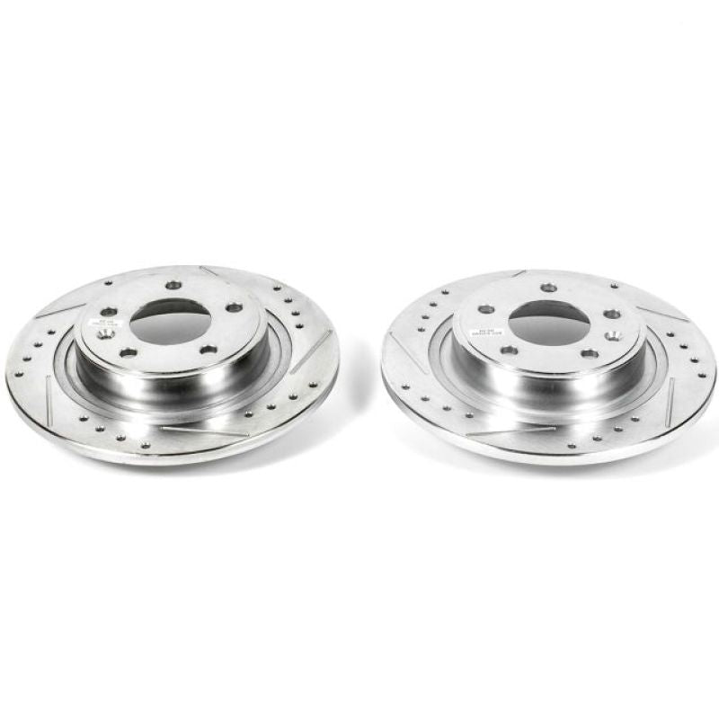 Power Stop 16-19 Buick Cascada Rear Evolution Drilled & Slotted Rotors - Pair PowerStop