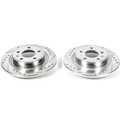 Power Stop 16-19 Buick Cascada Rear Evolution Drilled & Slotted Rotors - Pair PowerStop