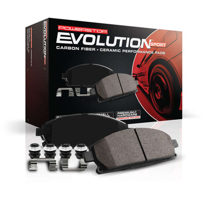 Power Stop 98-02 Chevrolet Prizm Front Z23 Evolution Sport Brake Pads w/Hardware PowerStop