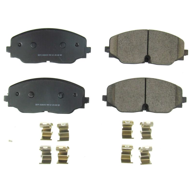 Power Stop 18-19 Volkswagen Atlas Front Z17 Evolution Ceramic Brake Pads w/Hardware PowerStop