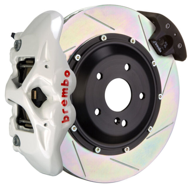 Brembo 10-11 997.2 GT3/GT3RS (Excl PCCB)Fr GT BBK 6Pis Cast 380x34 2pc Rotor Slotted Type3-White Brembo