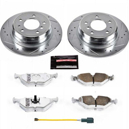 Power Stop 1989 BMW 525i Rear Z26 Street Warrior Brake Kit PowerStop