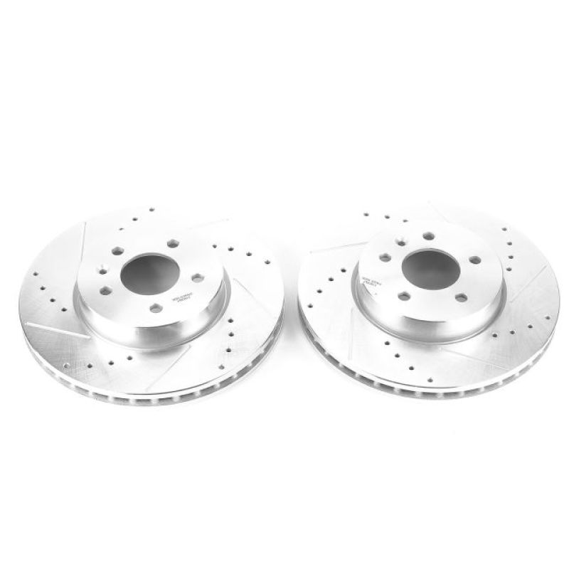 Power Stop 13-18 Cadillac ATS Front Evolution Drilled & Slotted Rotors - Pair PowerStop