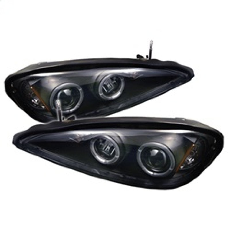 Spyder Pontiac Grand AM 99-05 Projector Headlights LED Halo LED Blk Low 9006 PRO-YD-PGAM99-HL-BK SPYDER