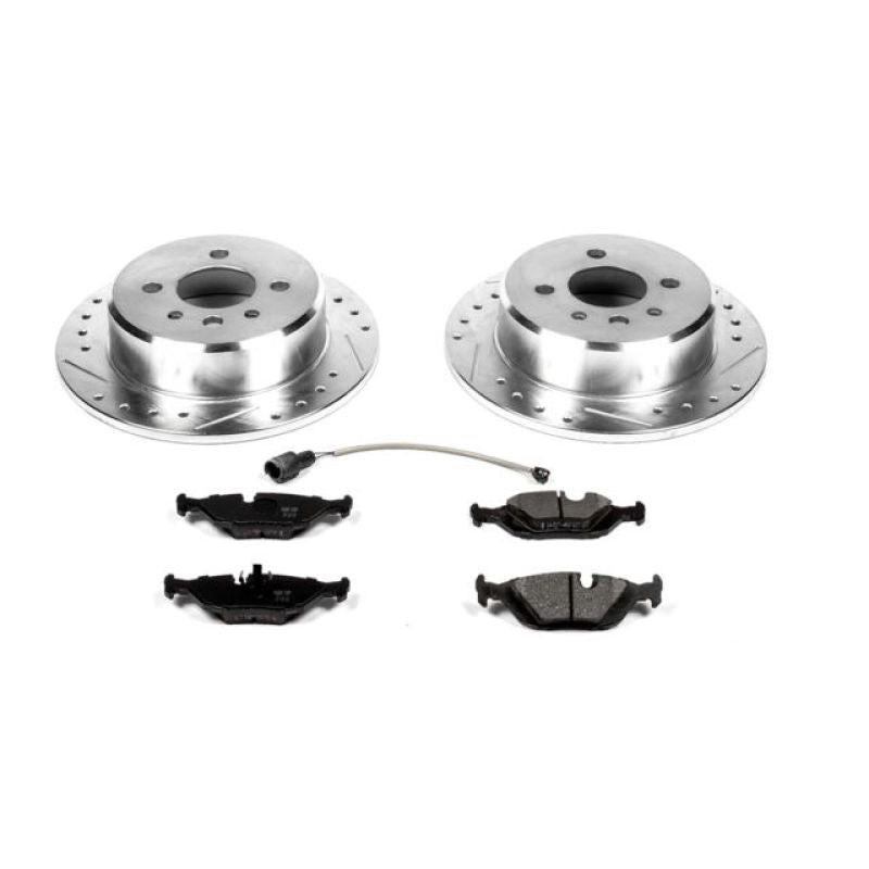 Power Stop 91-92 BMW 318i Rear Z23 Evolution Sport Brake Kit PowerStop