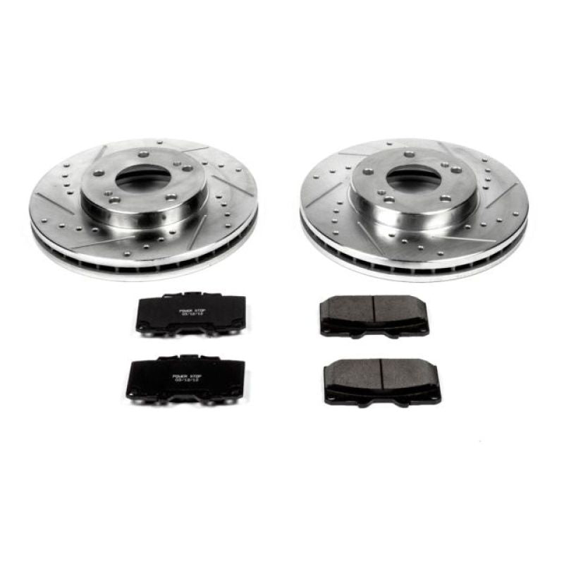 Power Stop 89-96 Nissan 300ZX Front Z23 Evolution Sport Brake Kit PowerStop