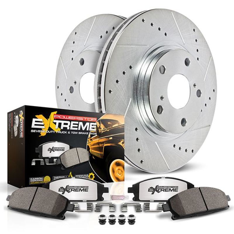 Power Stop 99-04 Ford F-550 Super Duty Front Medium Duty Kit