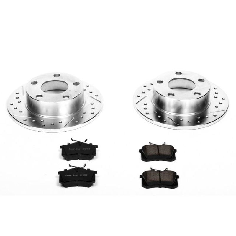 Power Stop 98-01 Audi A6 Quattro Rear Z23 Evolution Sport Brake Kit PowerStop