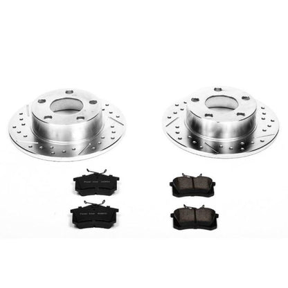 Power Stop 98-01 Audi A6 Quattro Rear Z23 Evolution Sport Brake Kit PowerStop
