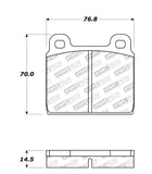 StopTech Premium Ceramic Front Brake Pads - 308.00450