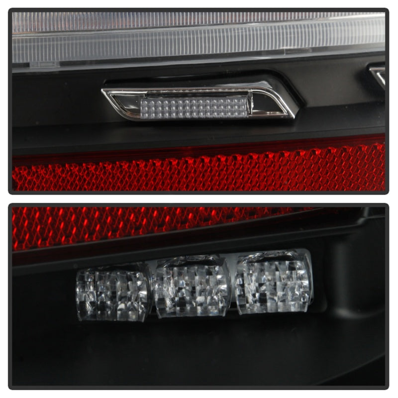Spyder Porsche 987 Cayman 06-08 / Boxster 09-12 LED Tail Lights - Sequential Signal - Black SPYDER