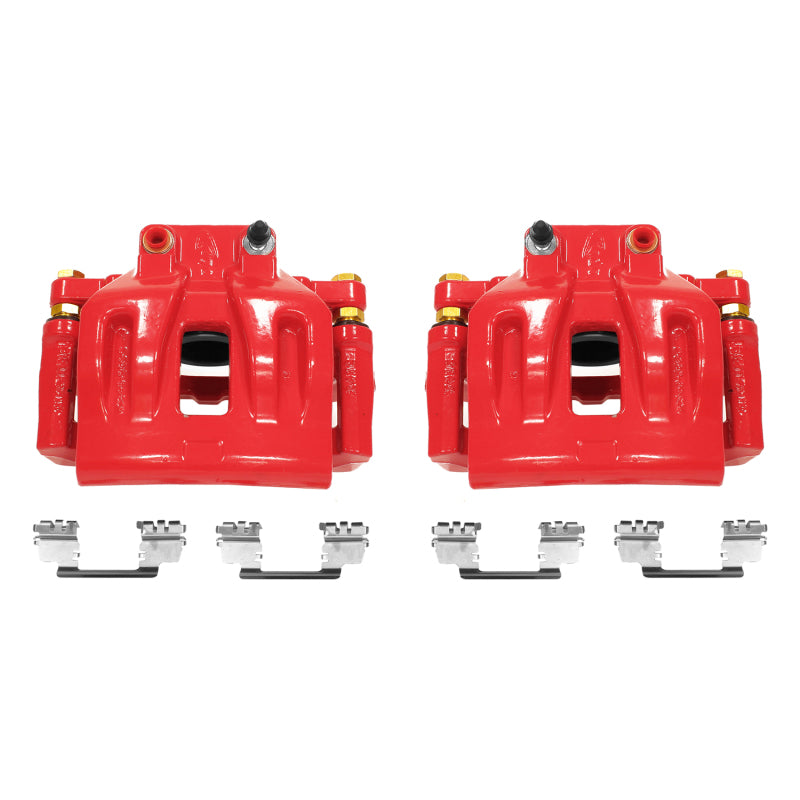 Power Stop 12-17 Chrysler 300 Front Red Calipers w/Brackets - Pair PowerStop