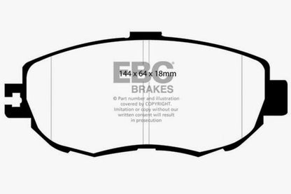 EBC Ultimax2 Front Brake Pads - UD612 EBC