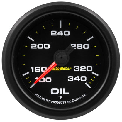Autometer Extreme Environment 2-1/16in 340 Deg Oil Temp Gauge Stepper Motor w/Peak & Warn 9240