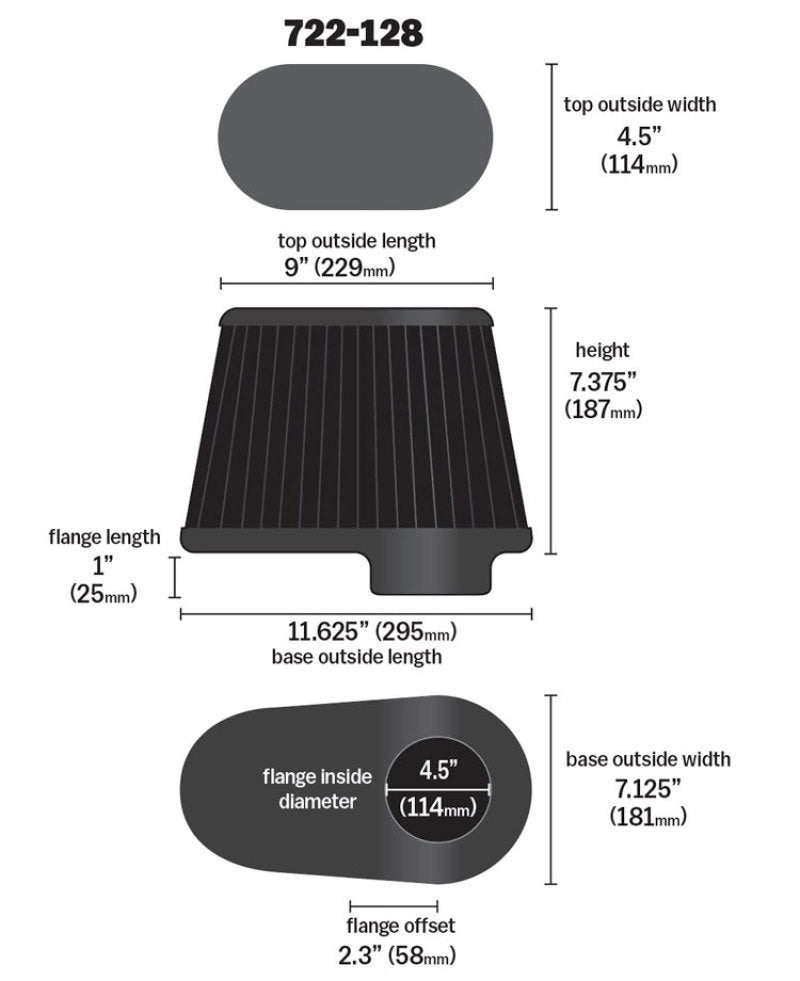 Airaid Dodge 5.9/6.7L DSL / Ford 6.0L DSL Kit Replacement Air Filter