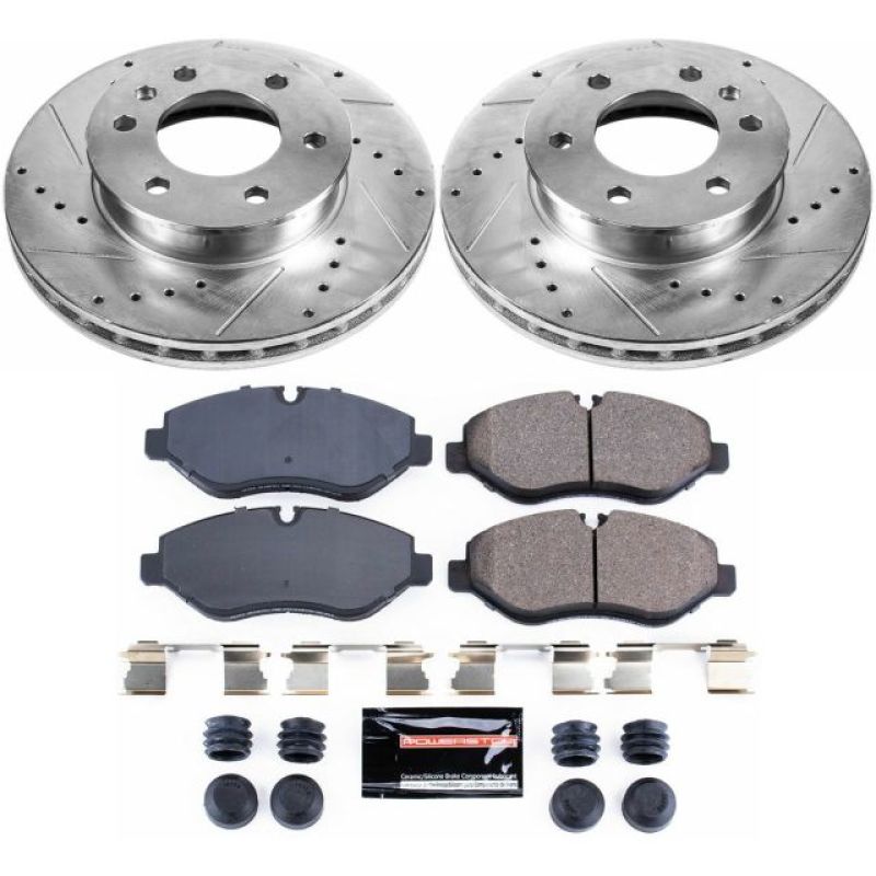Power Stop 07-09 Dodge Sprinter 2500 Front Z23 Evolution Sport Brake Kit PowerStop