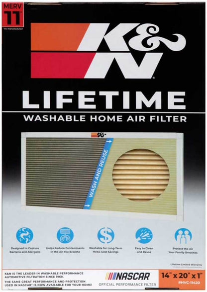 K&N HVAC Filter - 14 x 20 x 1 K&N Engineering