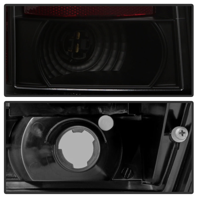 Spyder 07-10 Jeep Grand Cherokee Light Bar LED Tail Lights - Black Smoke ALT-YD-JGC07V2-LB-BSM SPYDER