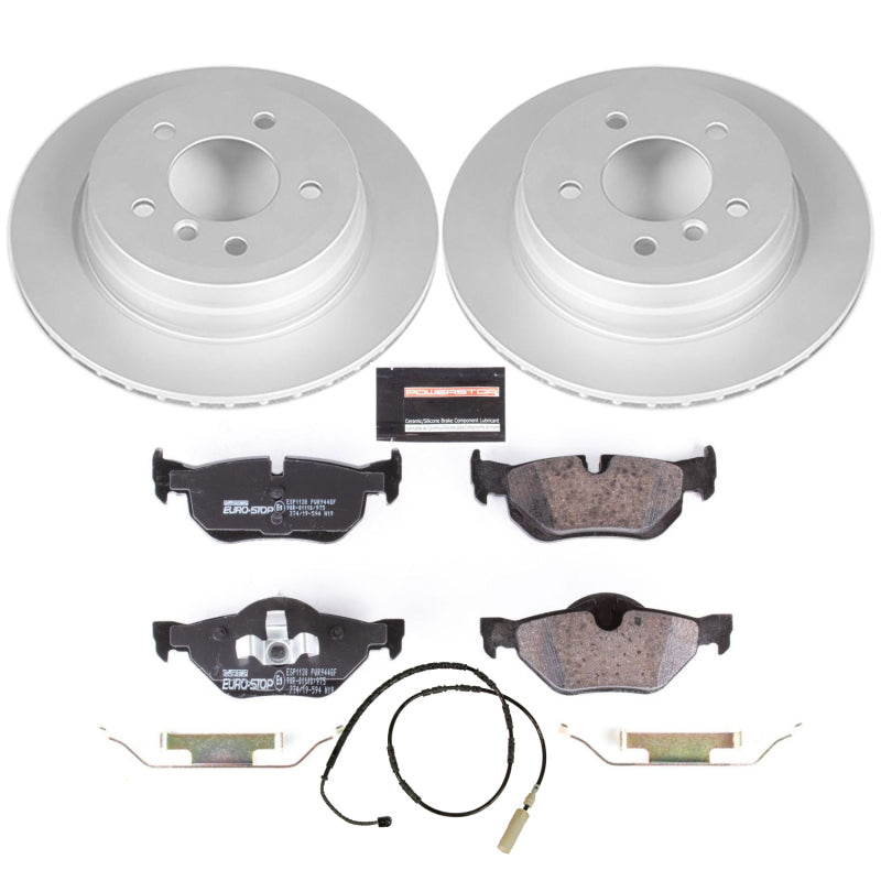 Power Stop 11-13 BMW 328i Rear Euro-Stop Brake Kit