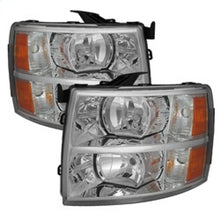 Load image into Gallery viewer, Xtune Chevy Silverado 07-13 Crystal Headlights Chrome HD-JH-CS07-AM-C SPYDER