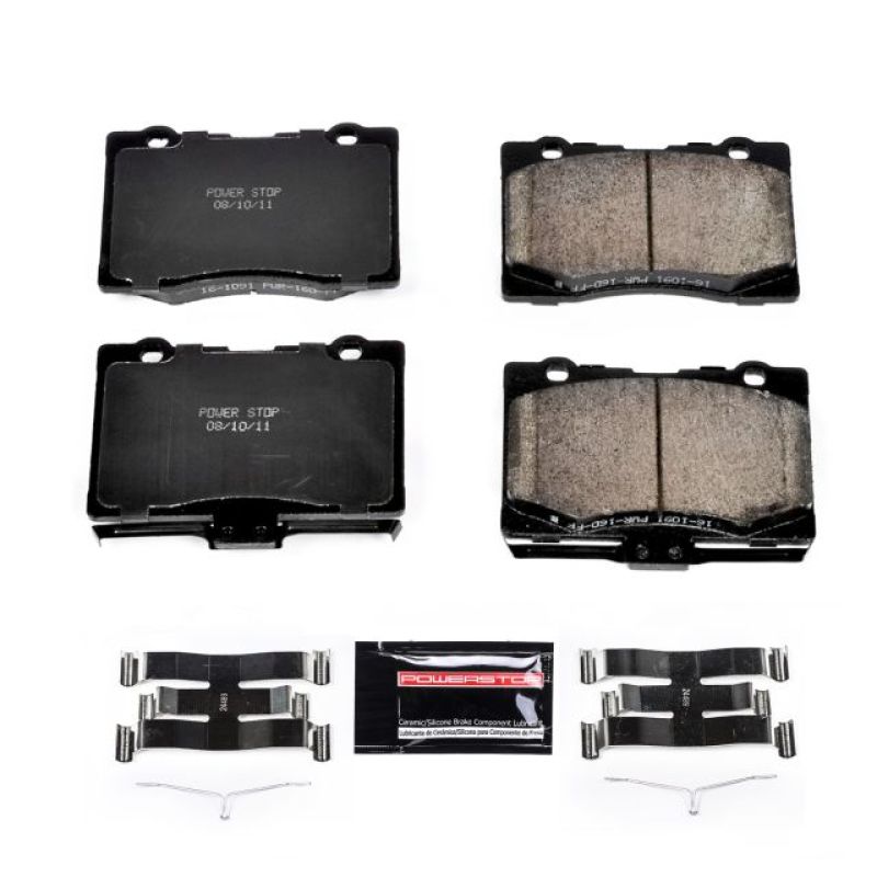 Power Stop 05-12 Acura RL Front Z23 Evolution Sport Brake Pads w/Hardware PowerStop