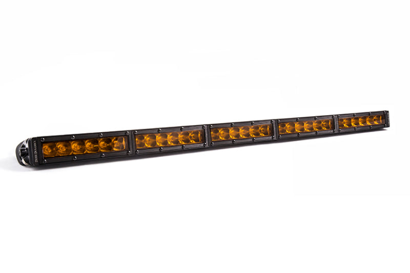 Diode Dynamics 30 In LED Light Bar Single Row Straight - Amber Driving Each Stage Series Diode Dynamics