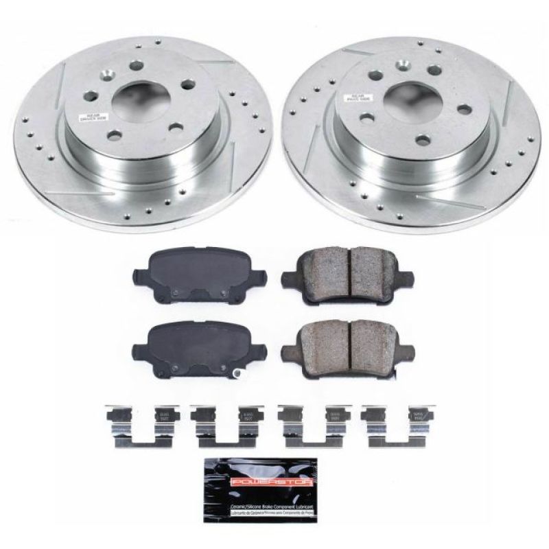 Power Stop 2016 Chevrolet Cruze Rear Z23 Evolution Sport Brake Kit PowerStop