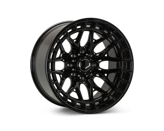 Vossen HFX-1 20x9 - 8x180 - ET0 - Deep Face - 124.3 - Gloss Black Wheel