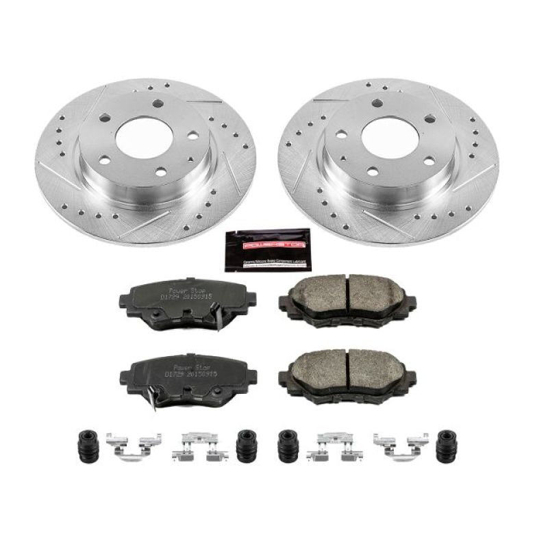 Power Stop 14-16 Mazda 3 Rear Z23 Evolution Sport Brake Kit PowerStop