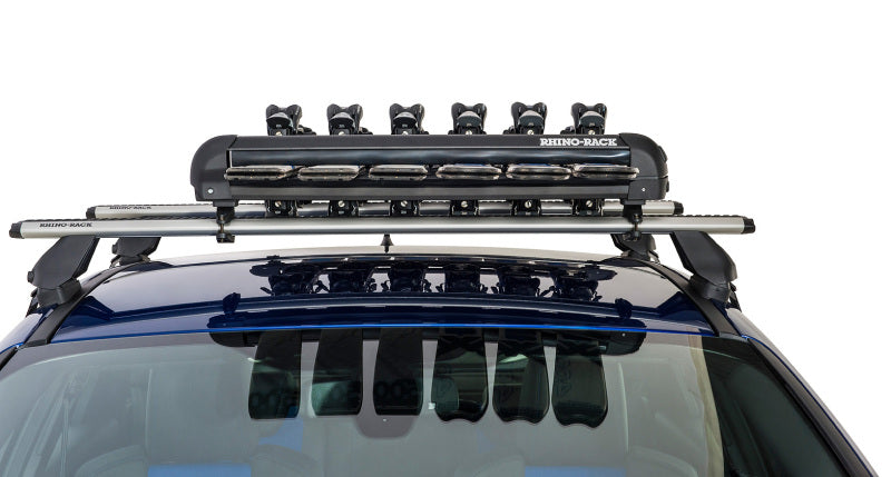 Rhino-Rack Universal Ski/Snowboard Carrier - Fits 6 Pairs of Skis or 4 Snowboards - 576