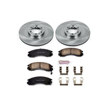 Power Stop 00-04 Mitsubishi Montero Sport Front Autospecialty Brake Kit