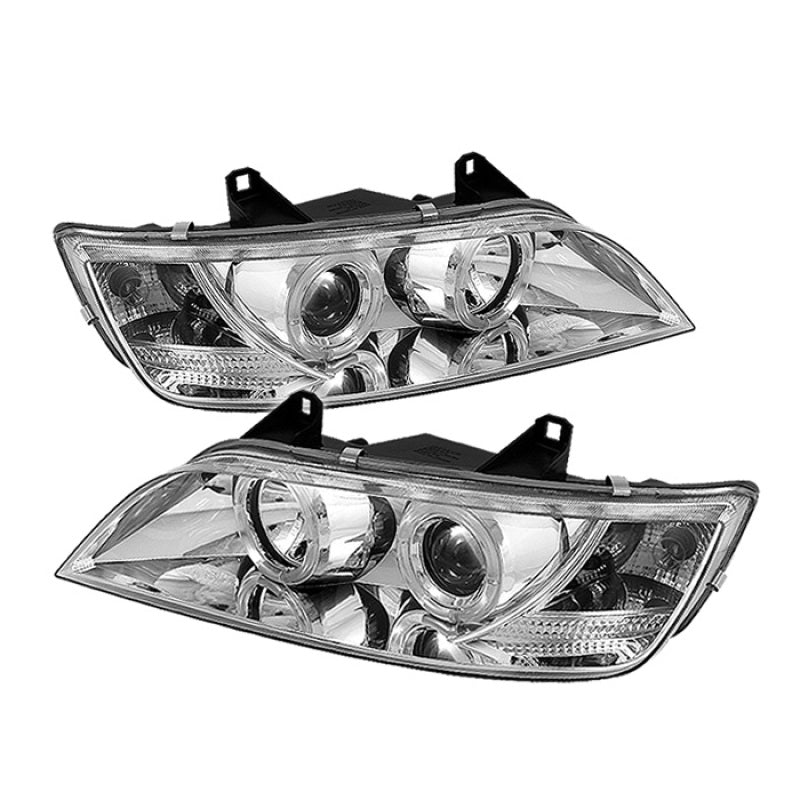 Spyder BMW Z3 96-02 Projector Headlights LED Halo Chrome High H1 Low H1 PRO-YD-BMWZ396-HL-C SPYDER