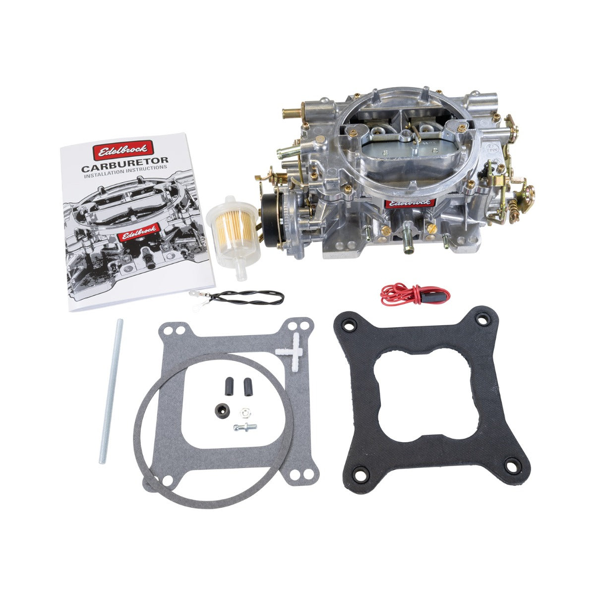 Edelbrock 1400 Performer 600 CFM carburetor electric choke satin EGR