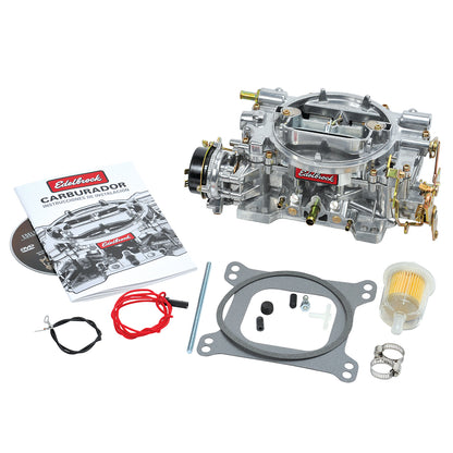 Edelbrock 1403 Performer 500 CFM 4 barrel carburetor electric choke satin