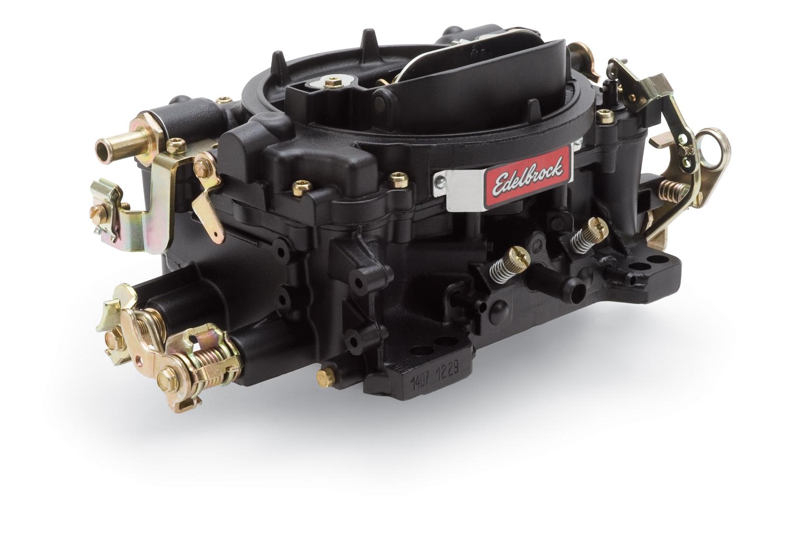 Edelbrock 14053 Performer 600 CFM carburetor manual choke black finish