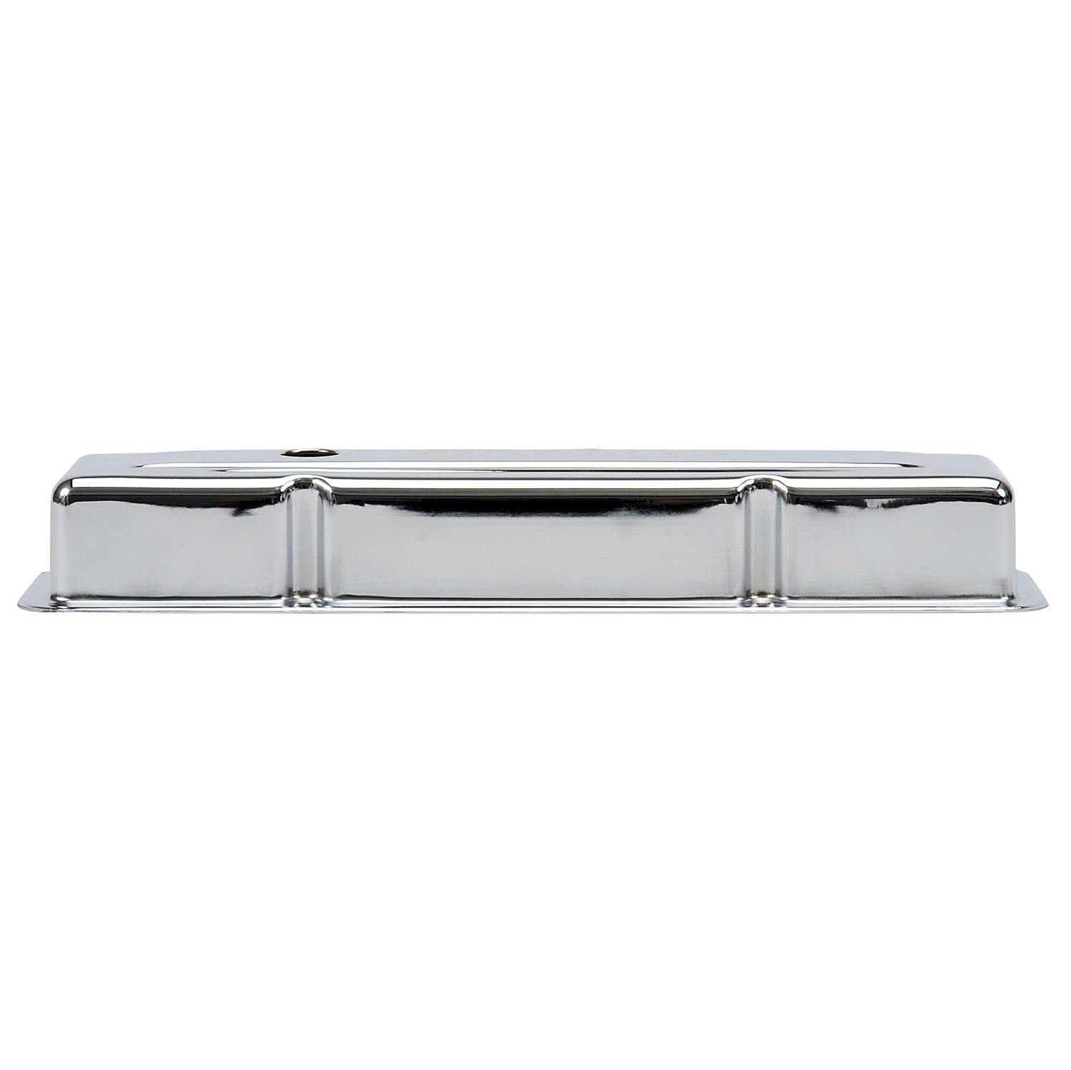 Edelbrock 4449 Signature Series chrome valve covers small block Chevy 262-400