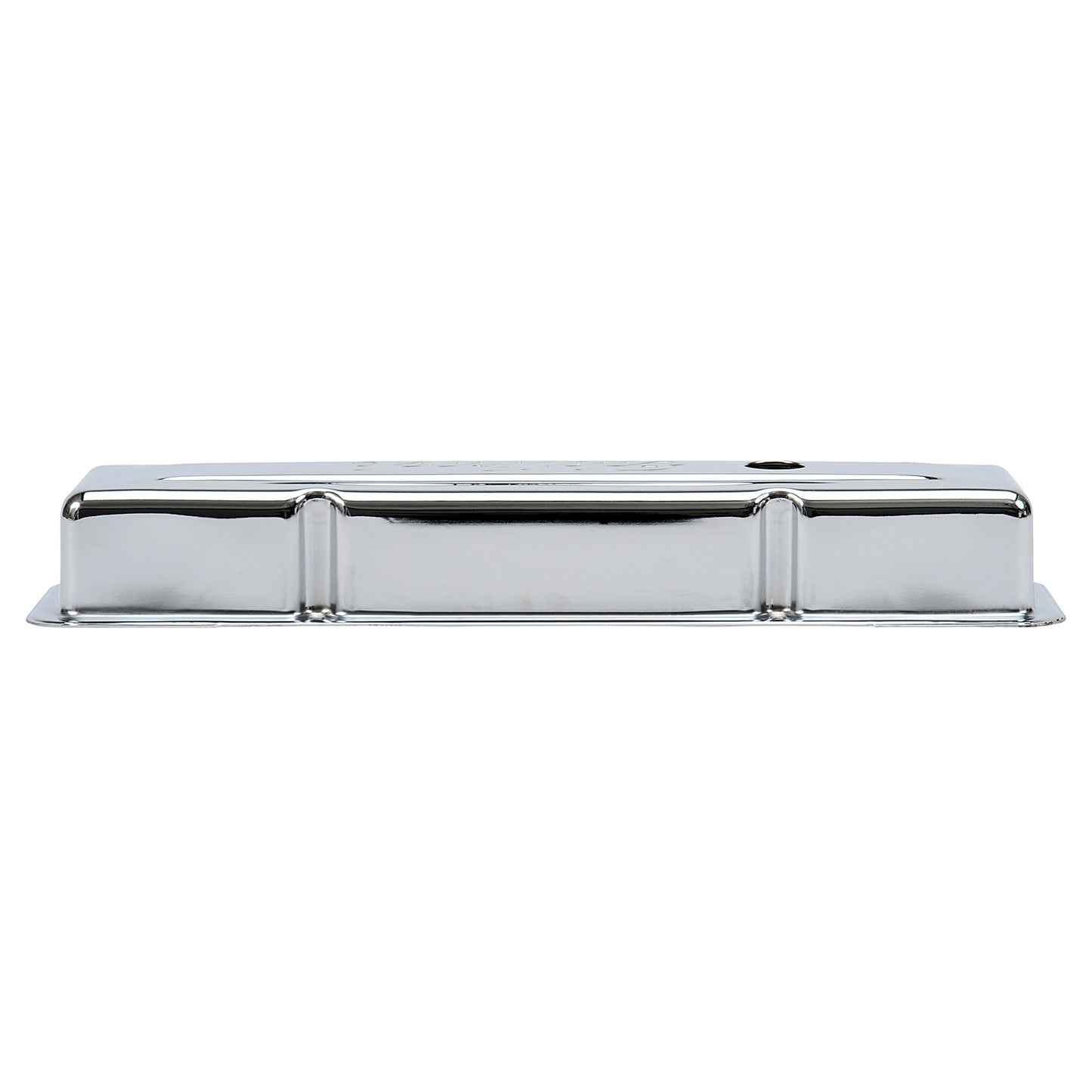 Edelbrock 4449 Signature Series chrome valve covers small block Chevy 262-400