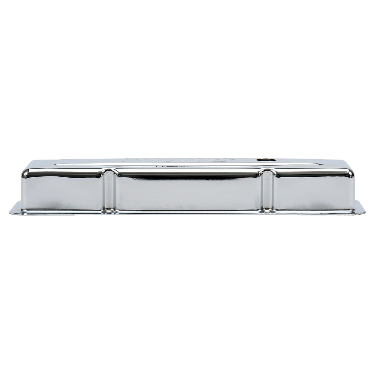Edelbrock 4449 Signature Series chrome valve covers small block Chevy 262-400