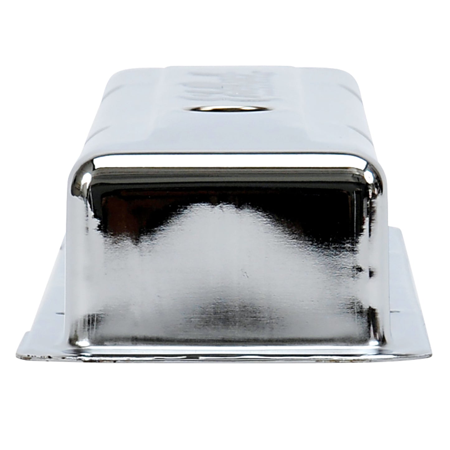 Edelbrock 4449 Signature Series chrome valve covers small block Chevy 262-400