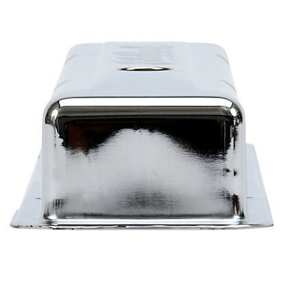 Edelbrock 4449 Signature Series chrome valve covers small block Chevy 262-400