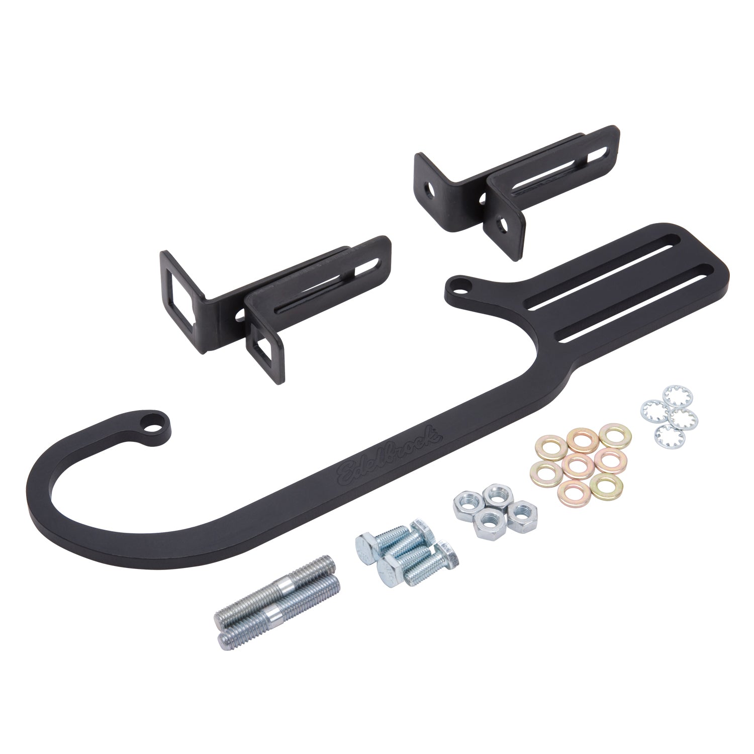 Edelbrock 8041 throttle and transmission kickdown bracket for 4150-style Pro-Flo 3 and Pro-Flo 4 throttle body